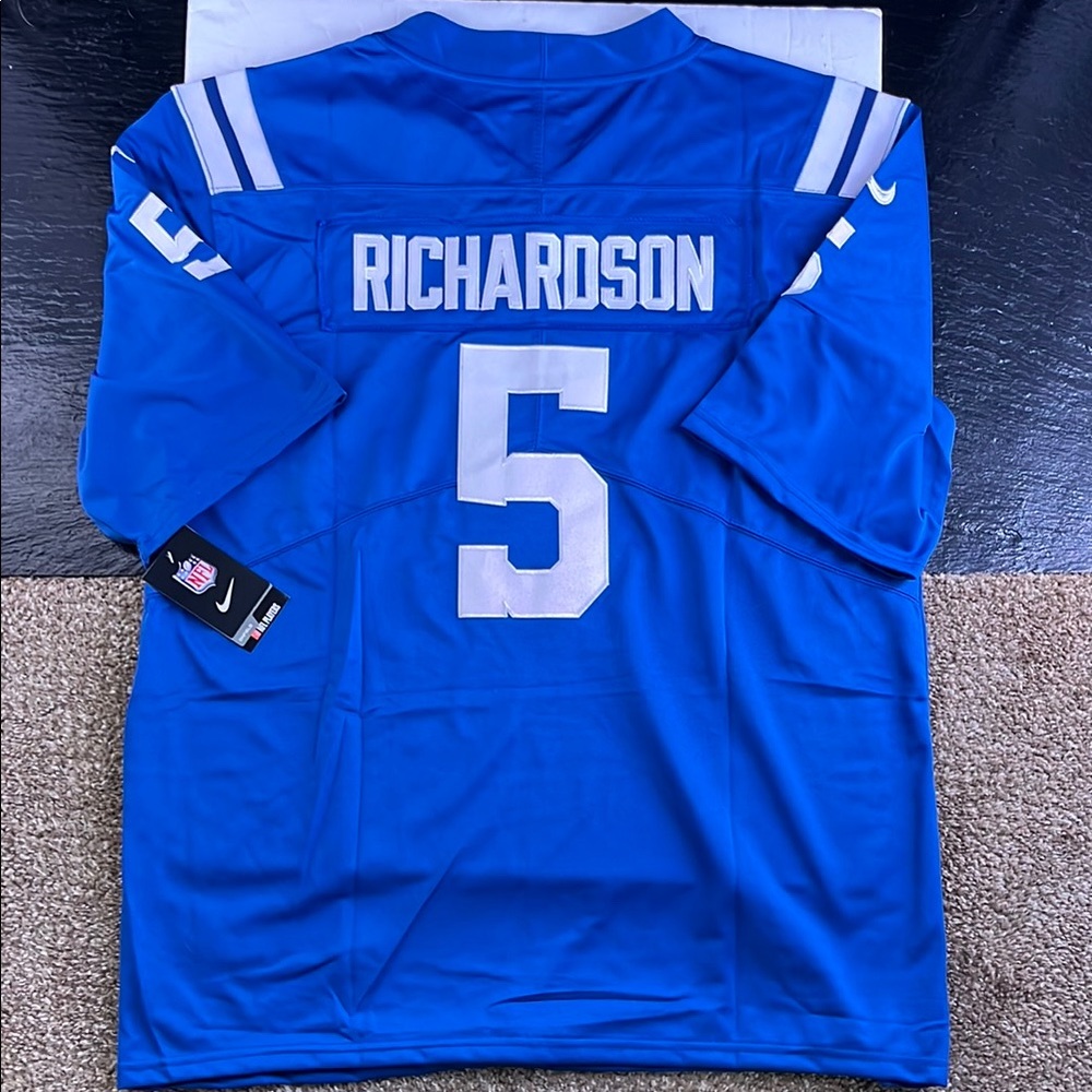 Indianapolis Colts Anthony Richardson NFL Football Jersey Blue White - Size XL